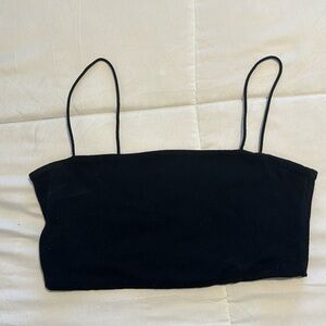 Black Bandeau Top